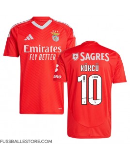 Günstige Benfica Orkun Kokcu #10 Heimtrikot 2024-25 Kurzarm